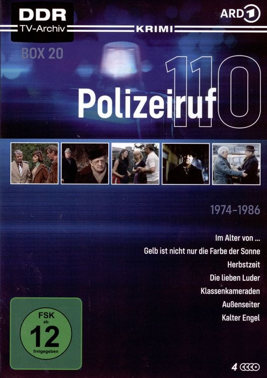 Produktbild: Polizeiruf 110 - Box 20 (DDR TV-Archiv) [4 DVDs]