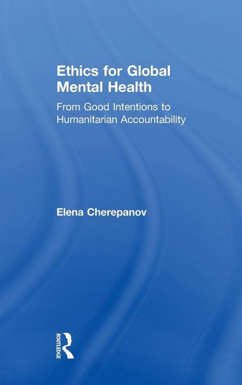 Produktbild: Ethics for Global Mental Health