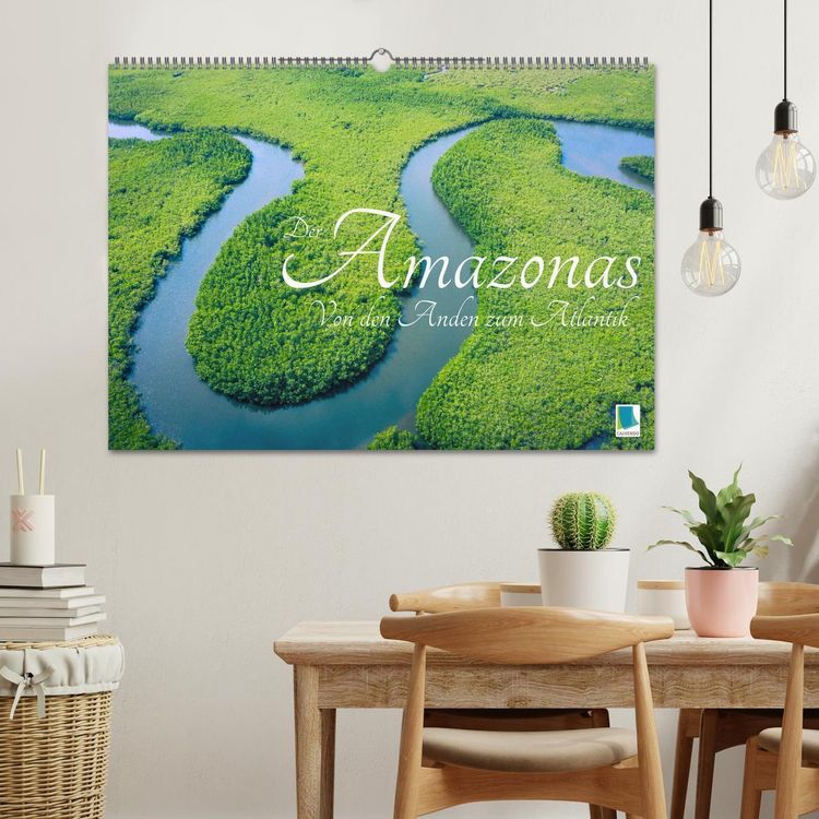 Produktbild: Der Amazonas: von den Anden zum Atlantik (Wandkalender 2026 DIN A2 quer), CALVENDO Monatskalender