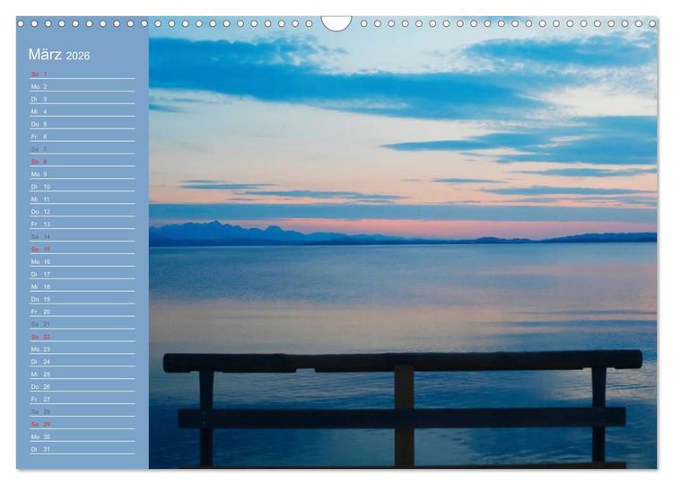 Produktbild: Am sch&ouml;nen Chiemsee (Wandkalender 2026 DIN A3 quer), CALVENDO Monatskalender