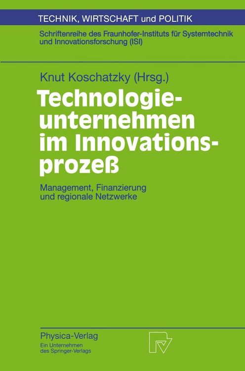 Produktbild: Technologieunternehmen im Innovationsproze&szlig;