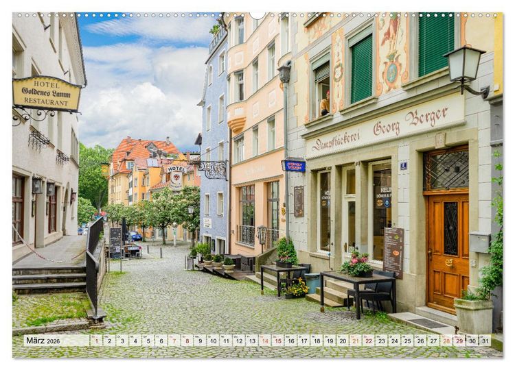 Produktbild: Lindau Bodensee Impressionen (Wandkalender 2026 DIN A2 quer), CALVENDO Monatskalender
