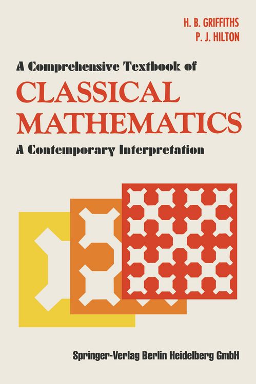 Produktbild: A Comprehensive Textbook of Classical Mathematics