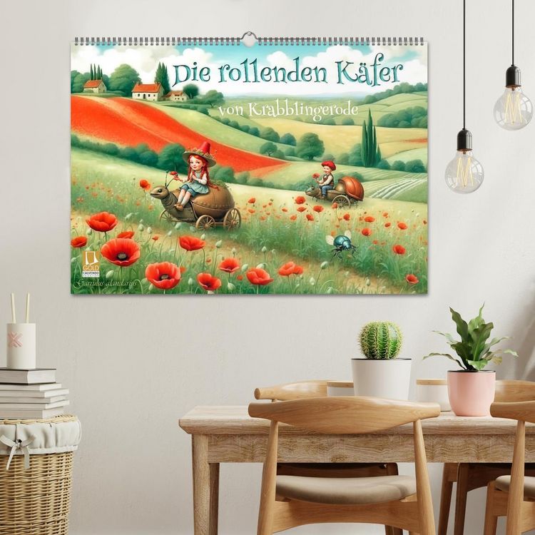 Produktbild: Die rollenden K&auml;fer von Krabblingerode (Wandkalender 2026 DIN A2 quer), CALVENDO Monatskalender