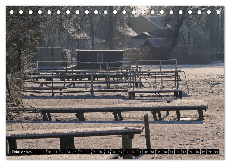 Produktbild: Brandenburg'sche Impressionen (Tischkalender 2026 DIN A5 quer), CALVENDO Monatskalender