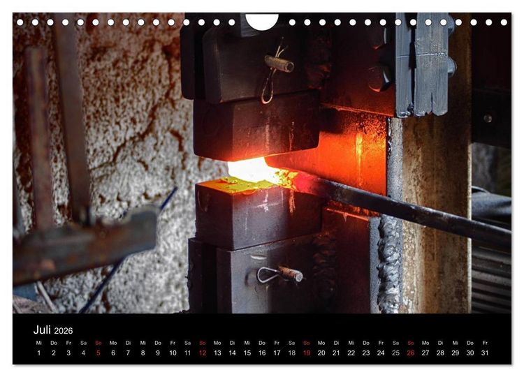 Produktbild: Alte Handwerkskunst Messerschmied (Wandkalender 2026 DIN A4 quer), CALVENDO Monatskalender