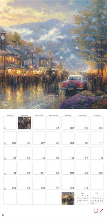 Produktbild: Thomas Kinkade: Land of Light Broschurkalender 2027