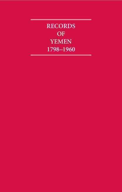 Produktbild: Records of Yemen 1798-1960 16 Volume Hardback Set