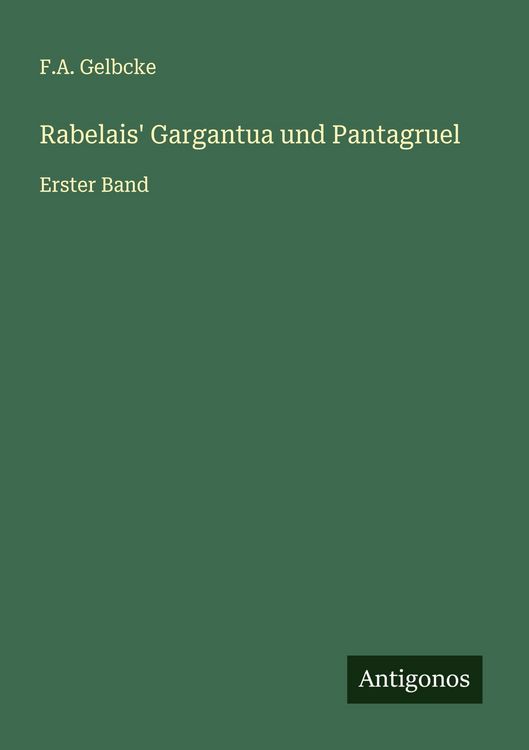 Produktbild: Rabelais' Gargantua und Pantagruel
