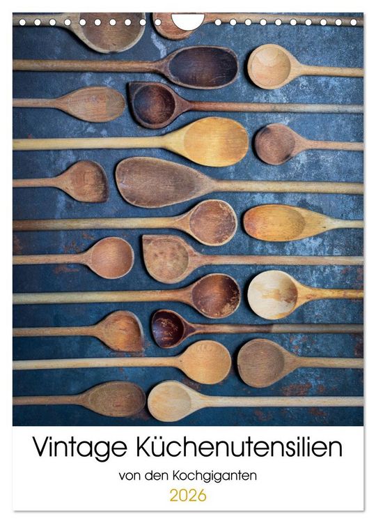 Produktbild: Vintage K&uuml;chenutensilien (Wandkalender 2026 DIN A4 hoch), CALVENDO Monatskalender