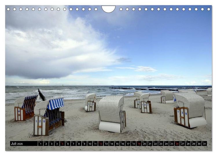 Produktbild: Die Ostsee (Wandkalender 2026 DIN A4 quer), CALVENDO Monatskalender