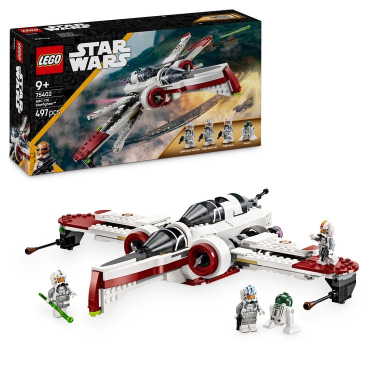 Bild vom Artikel LEGO Star Wars 75402 ARC-170 Starfighter, Bauset zu Die Rache der Sith vom Autor 