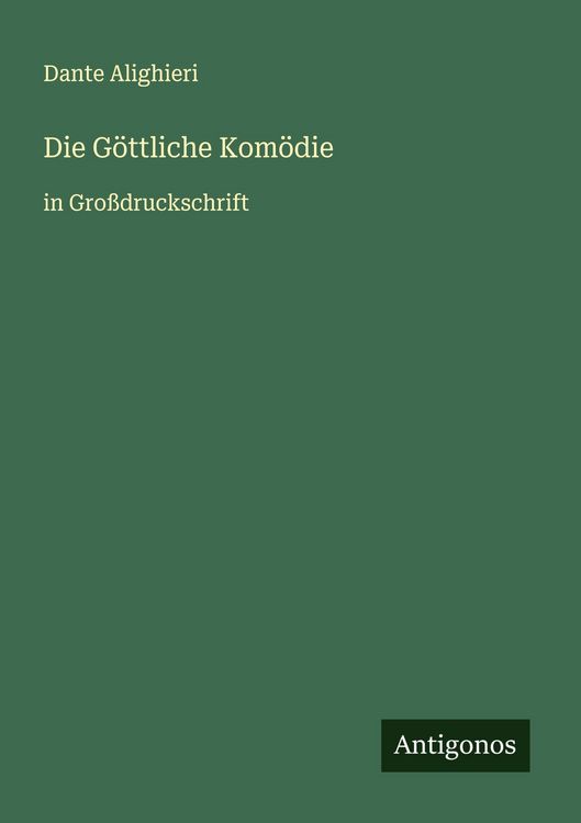 Produktbild: Die G&ouml;ttliche Kom&ouml;die