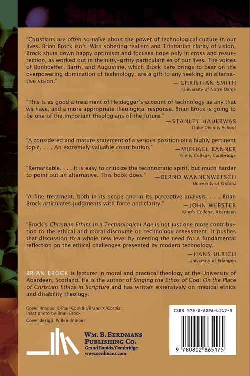 Produktbild: Christian Ethics in a Technological Age