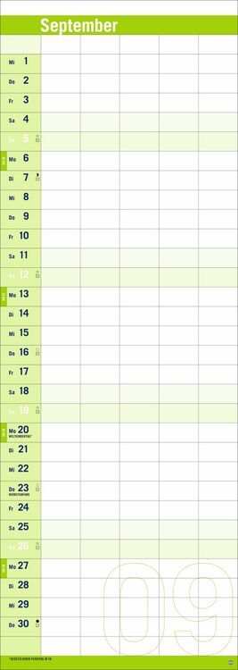 Produktbild: Allround-Familienplaner Vertical Kalender 2027