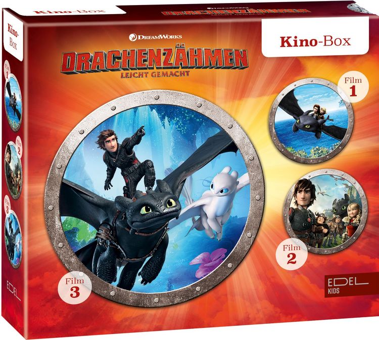 Produktbild: Drachenz&auml;hmen leicht gemacht 1-3-Kino-Box