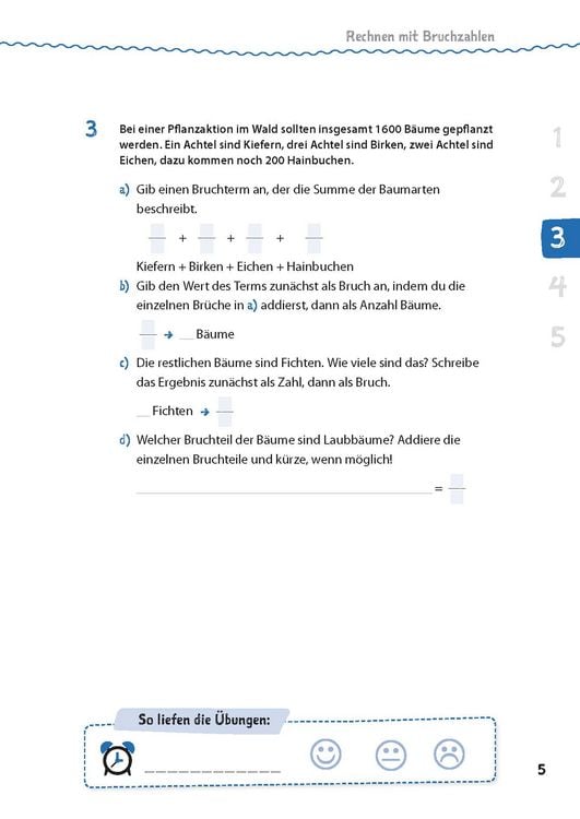 Produktbild: Mathe in 15 Min - Br&uuml;che 5./6. Klasse