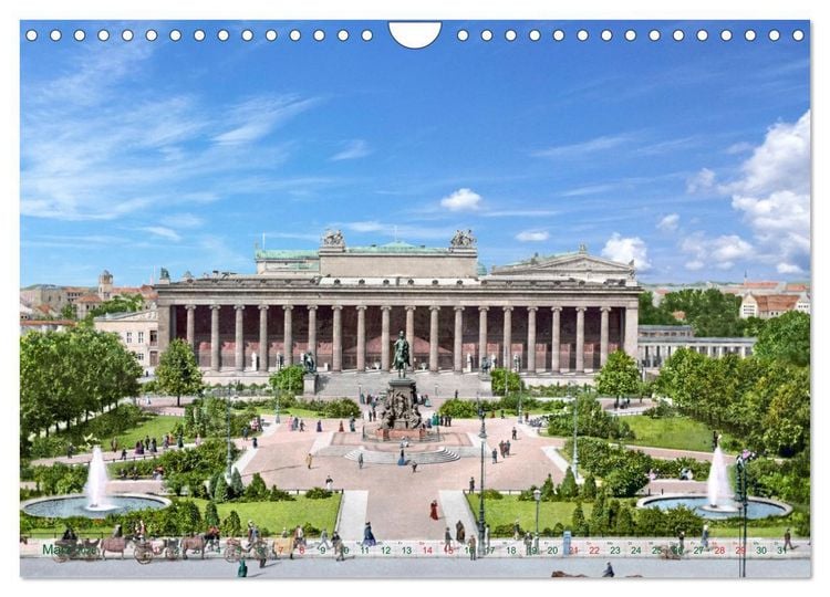 Produktbild: Berlin zur Kaiserzeit &ndash; Fotos neu restauriert und detailkoloriert (Wandkalender 2026 DIN A4 quer), CALVENDO Monatskalender