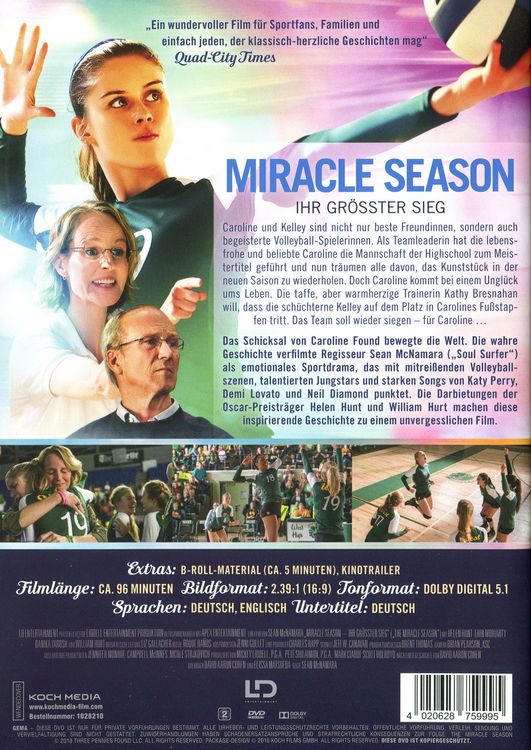 Produktbild: Miracle Season - Ihr gr&ouml;sster Sieg