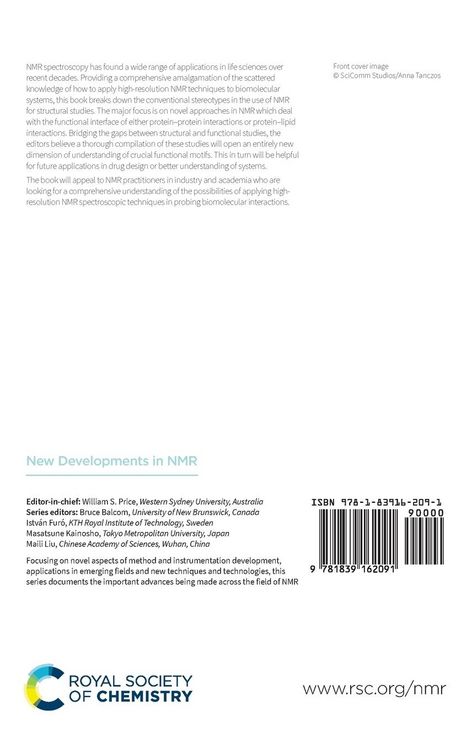 Produktbild: NMR Spectroscopy for Probing Functional Dynamics at Biological Interfaces