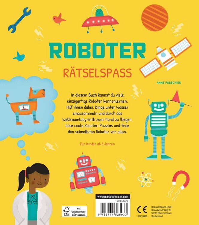 Produktbild: Roboter R&auml;tselspa&szlig; (Mint-Spa&szlig;buch)