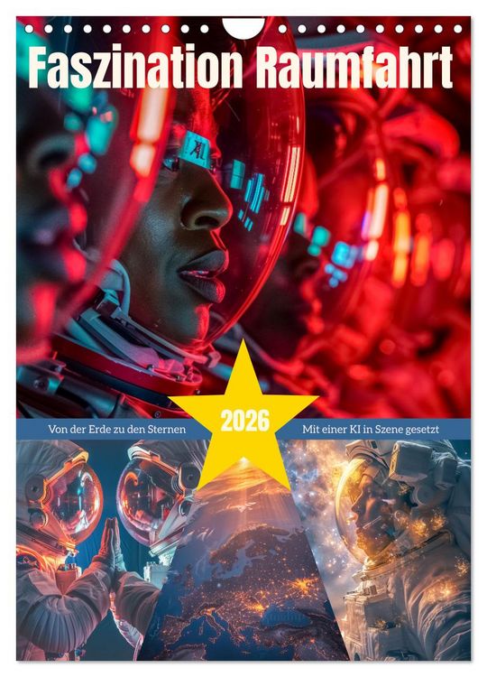 Produktbild: Faszination Raumfahrt (Wandkalender 2026 DIN A4 hoch), CALVENDO Monatskalender