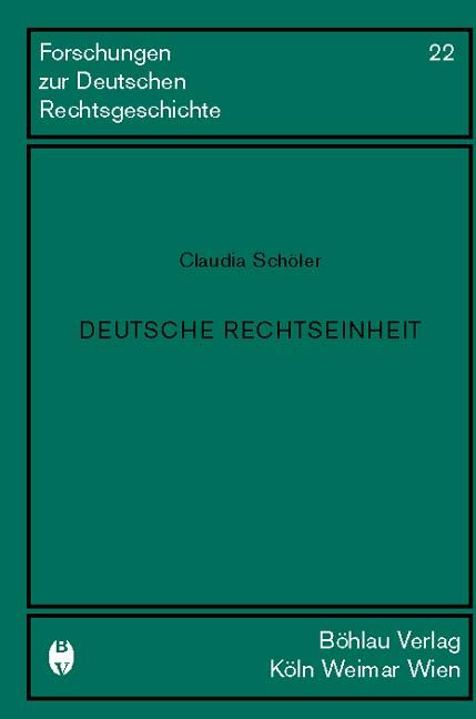 Produktbild: Deutsche Rechtseinheit