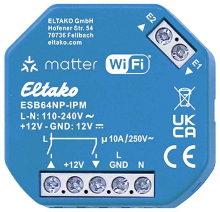Produktbild: Eltako ESB64NP-IPM Aktor Klemme Schaltleistung (max.) 2000W