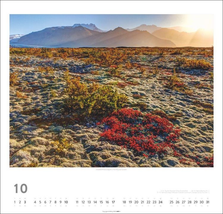Produktbild: Island Kalender 2027 - Insel aus Feuer und Eis