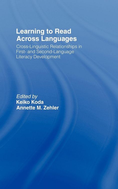 Produktbild: Learning to Read Across Languages