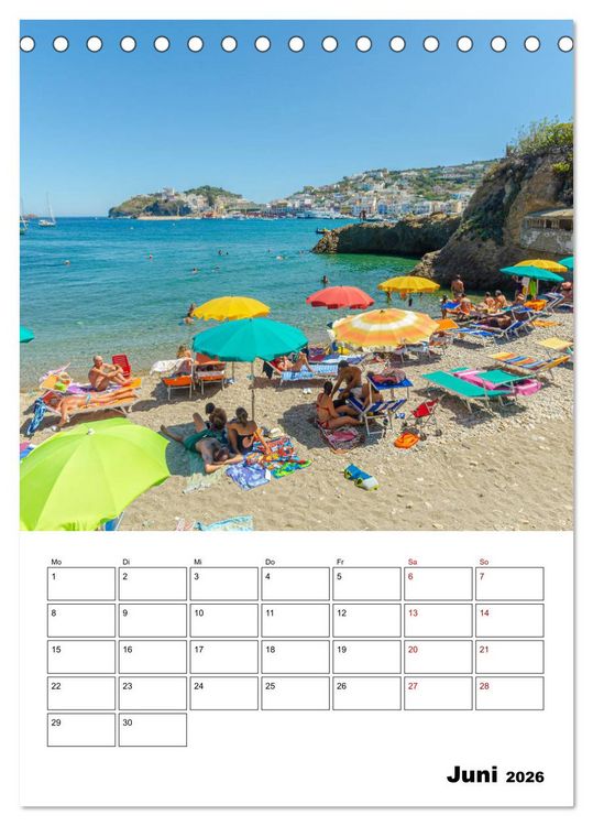 Produktbild: Insel Ponza - Italien (Tischkalender 2026 DIN A5 hoch), CALVENDO Monatskalender