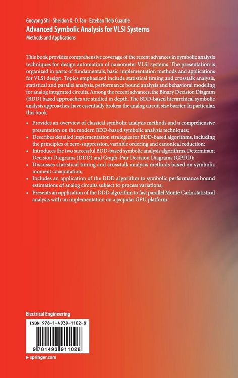 Produktbild: Advanced Symbolic Analysis for VLSI Systems