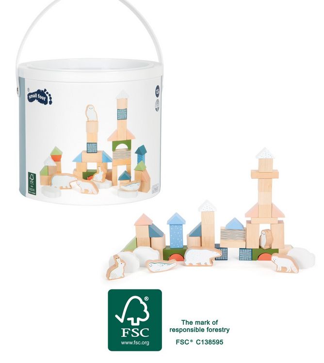 Produktbild: Holzbausteine "Arctic"