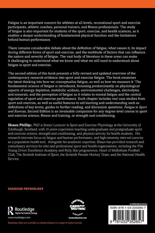 Produktbild: Fatigue in Sport and Exercise