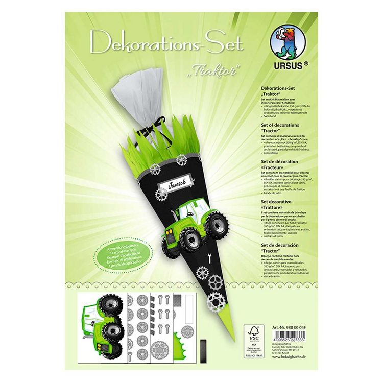 Produktbild: Dekorations-Set "Traktor"