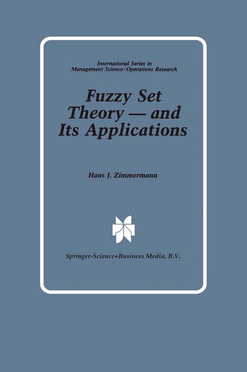 Produktbild: Fuzzy Set Theory &mdash; and Its Applications