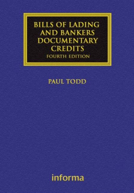 Produktbild: Todd, P: Bills of Lading and Bankers' Documentary Credits
