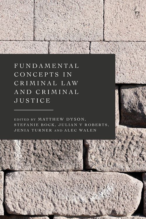 Produktbild: Fundamental Concepts in Criminal Law and Criminal Justice