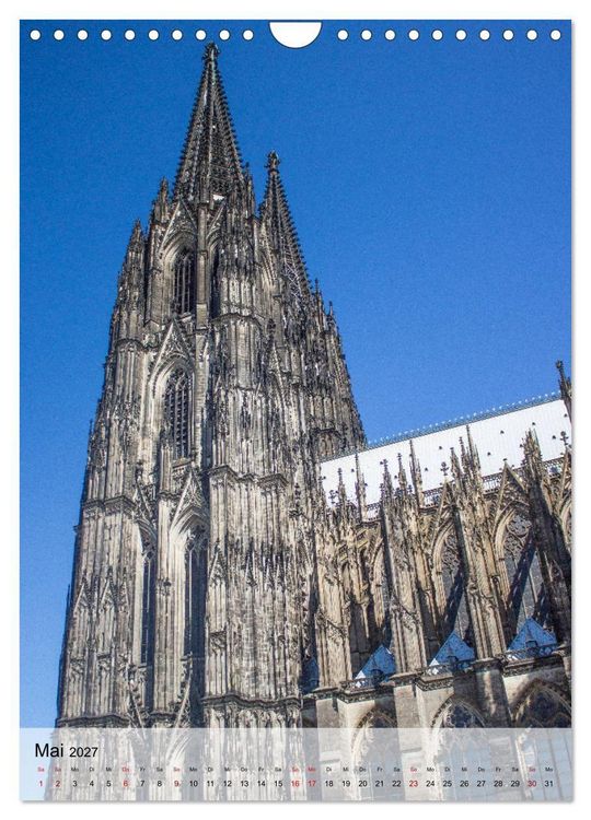 Produktbild: Geschichtstr&auml;chtiges K&ouml;ln (Wandkalender 2027 DIN A4 hoch), CALVENDO Monatskalender