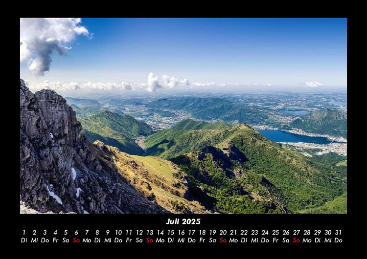 Produktbild: Landschaftskalender 2025 Fotokalender DIN A3