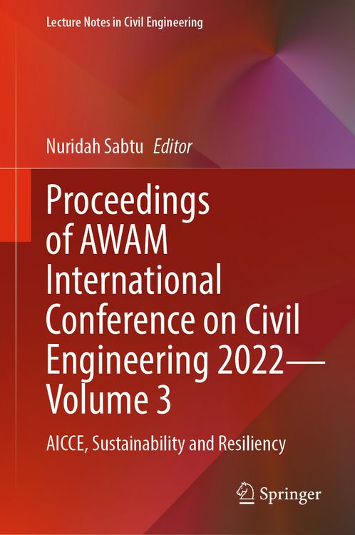 Produktbild: Proceedings of AWAM International Conference on Civil Engineering 2022 - Volume 3