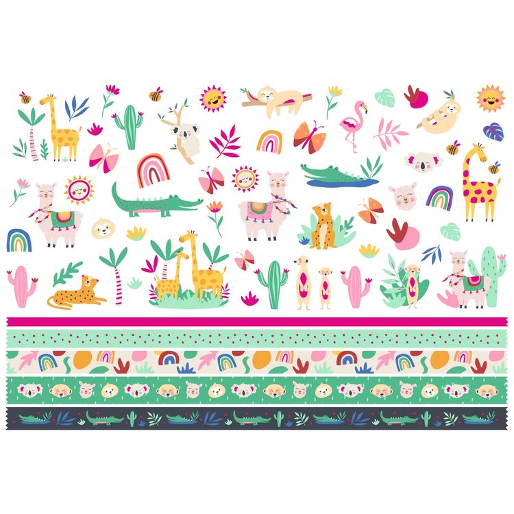 Produktbild: FOLIA&reg; Bastelblock, Sweet Safari