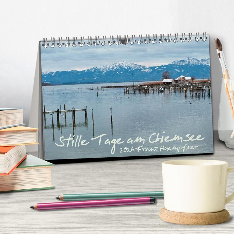 Produktbild: Stille Tage am Chiemsee (Tischkalender 2026 DIN A5 quer), CALVENDO Monatskalender