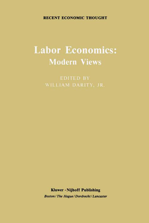 Produktbild: Labor Economics: Modern Views