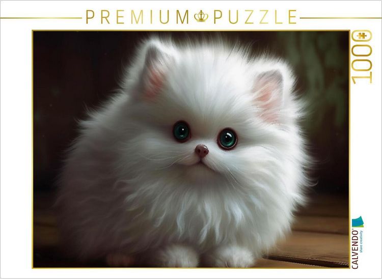 Produktbild: CALVENDO Puzzle Ein Motiv aus dem Kalender Zauberhafte Fluffies | 1000 Teile Lege-Gr&ouml;&szlig;e 64x48cm Foto-Puzzle f&uuml;r gl&uuml;ckliche Stunden