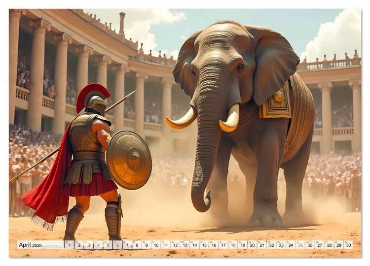 Produktbild: Das Imperium - Lasst die Spiele beginnen (Wandkalender 2026 DIN A4 quer), CALVENDO Monatskalender