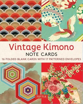 Produktbild: Vintage Kimono, 16 Note Cards