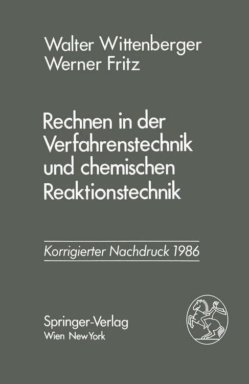 Produktbild: Rechnen in der Verfahrenstechnik und chemischen Reaktionstechnik