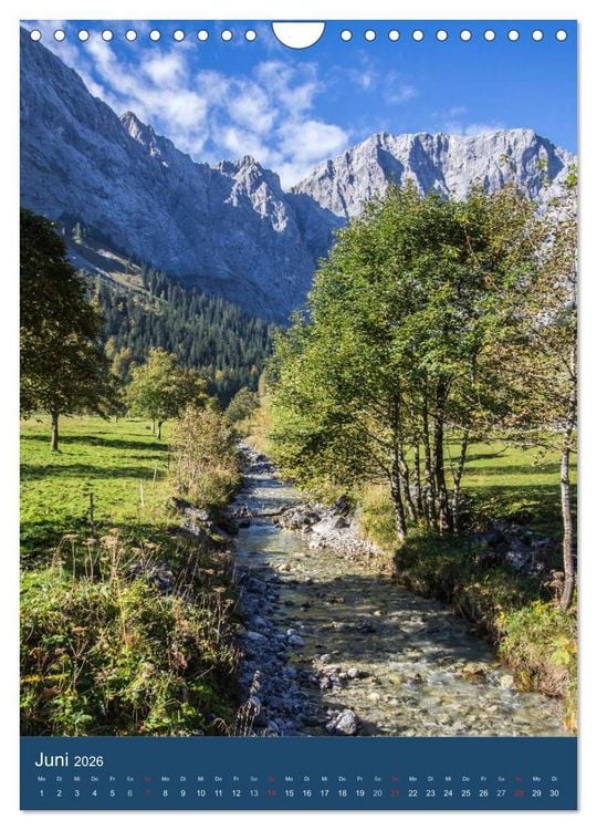 Produktbild: Karwendel - Hinterriss-Eng (Wandkalender 2026 DIN A4 hoch), CALVENDO Monatskalender