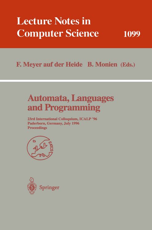 Produktbild: Automata, Languages and Programming
